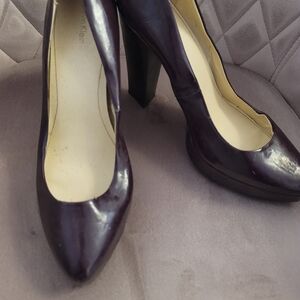 Calvin Klein Dark Purple Women's Heels